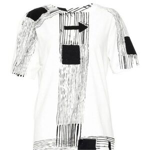 Edeline Lee Raw Graffiti Screen-Printed Organic Cotton T-Shirt